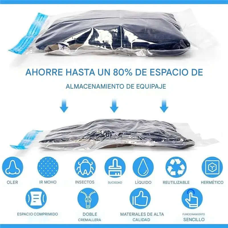 Pack Bolsas al Vacio  🏠 (Incluye de REGALO🎁 Compresor Electrico)💯