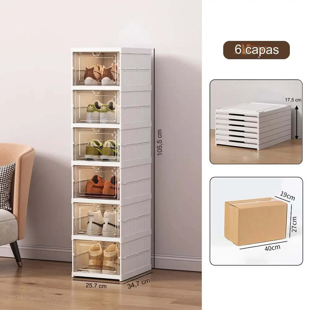 Caja Pegable Acrilica 6 Cajones📦