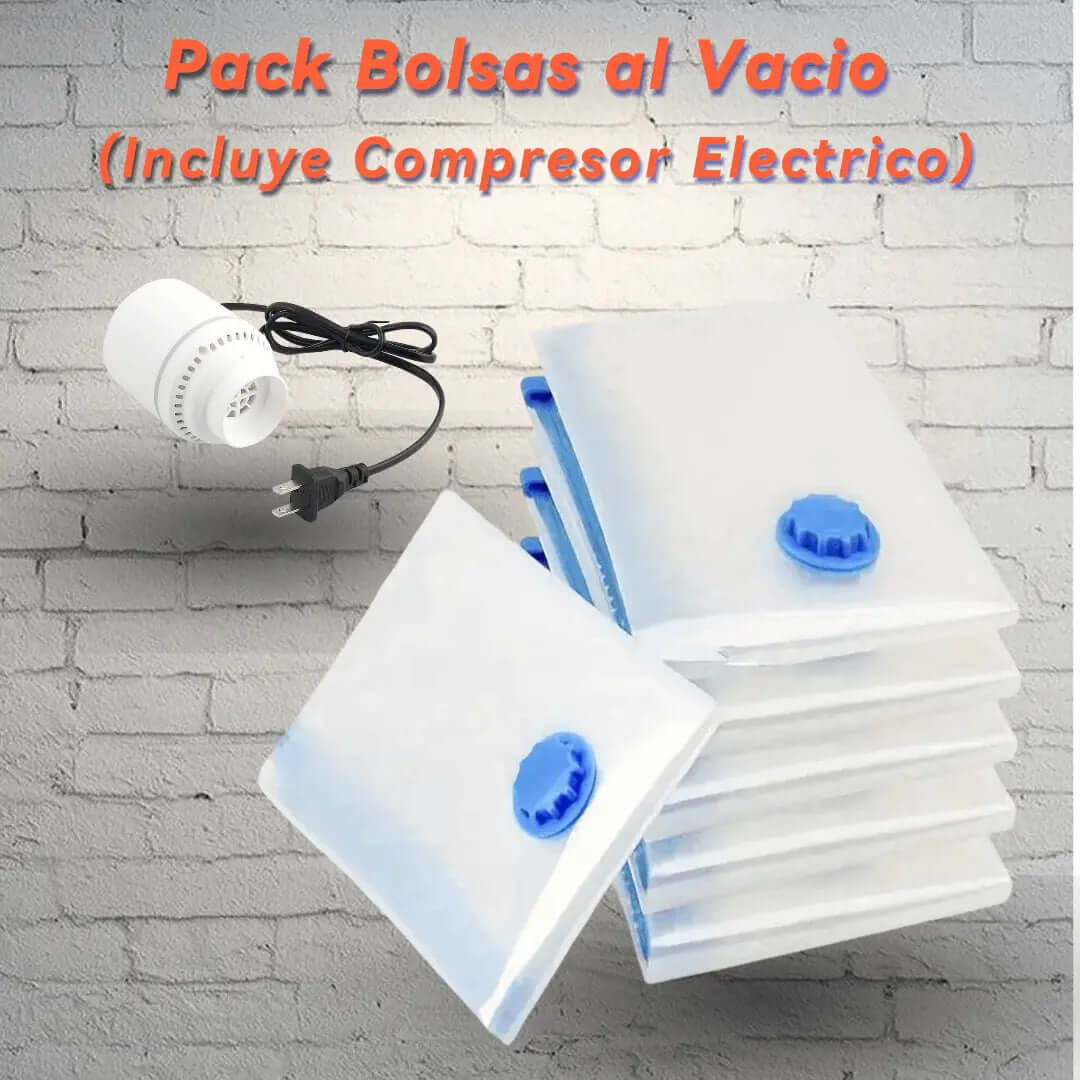 Pack Bolsas al Vacio  🏠 (Incluye de REGALO🎁 Compresor Electrico)💯