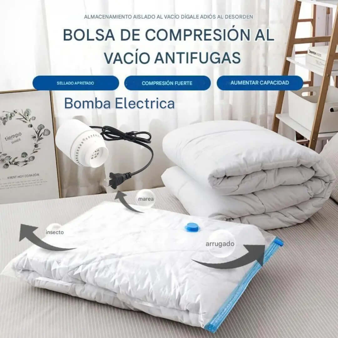 Pack Bolsas al Vacio  🏠 (Incluye de REGALO🎁 Compresor Electrico)💯