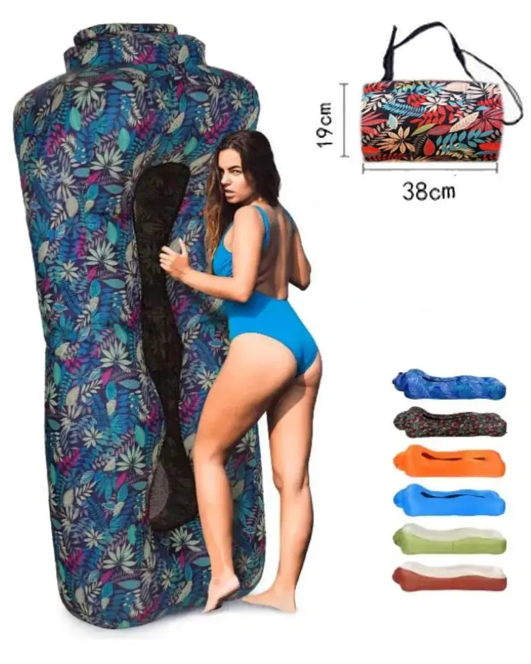 🛋️Sofa Inflable 🌴 Relajate en Segundos, Sin Inflador✨